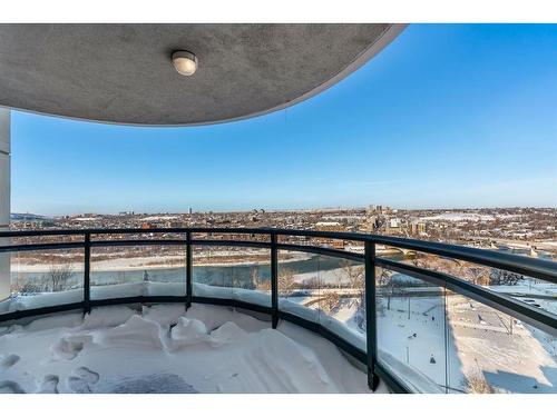 1602-1088 6 Avenue Sw, Calgary, AB - Outdoor With Balcony With View