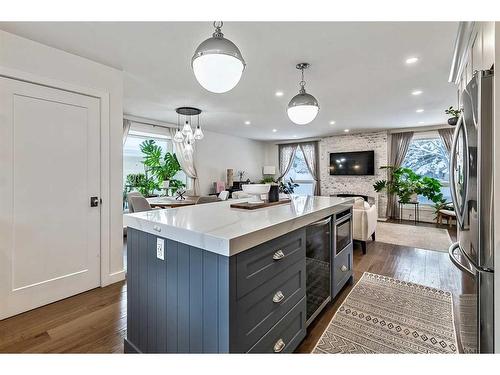 12040 Candiac Road Sw, Calgary, AB - Indoor Photo Showing Kitchen With Upgraded Kitchen