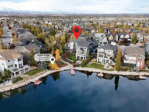 27 Auburn Sound Cove Se, Calgary, AB - Outdoor With Body Of Water With View