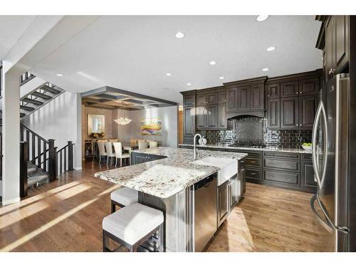 27 Auburn Sound Cove Se, Calgary, AB - Indoor Photo Showing Kitchen With Upgraded Kitchen