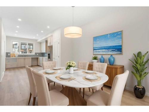 455 Tekarra Drive Nw, Calgary, AB - Indoor Photo Showing Dining Room