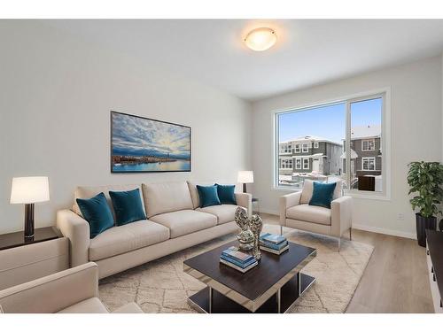 455 Tekarra Drive Nw, Calgary, AB - Indoor Photo Showing Living Room