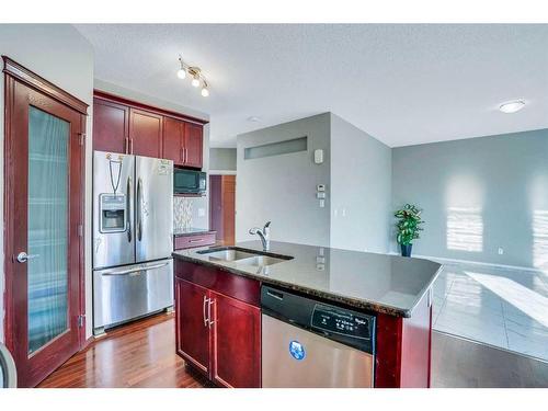 2 Skyview Ranch Street Ne, Calgary, AB - Indoor Photo Showing Kitchen With Stainless Steel Kitchen With Double Sink