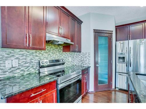 2 Skyview Ranch Street Ne, Calgary, AB - Indoor Photo Showing Kitchen With Stainless Steel Kitchen