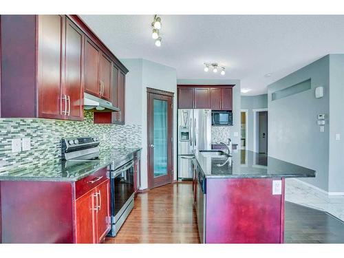 2 Skyview Ranch Street Ne, Calgary, AB - Indoor Photo Showing Kitchen With Stainless Steel Kitchen With Upgraded Kitchen