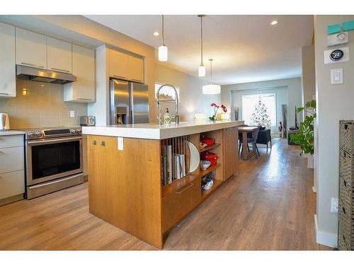 775 Mahogany Boulevard Se, Calgary, AB - Indoor Photo Showing Kitchen With Stainless Steel Kitchen With Upgraded Kitchen