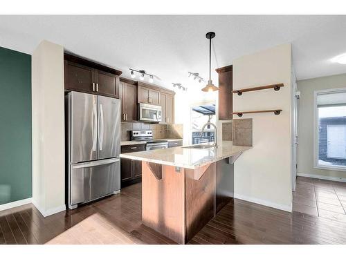 149 Walden Parade Se, Calgary, AB - Indoor Photo Showing Kitchen With Stainless Steel Kitchen