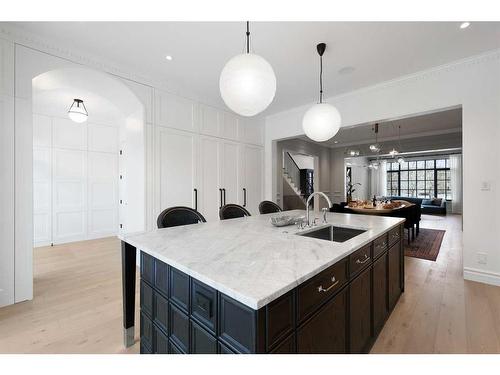 82 Valour Circle Sw, Calgary, AB - Indoor Photo Showing Kitchen