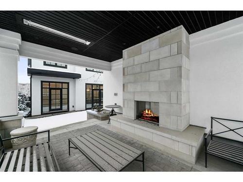 82 Valour Circle Sw, Calgary, AB -  With Fireplace