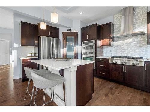 80 Evansridge View Nw, Calgary, AB - Indoor Photo Showing Kitchen With Stainless Steel Kitchen With Upgraded Kitchen