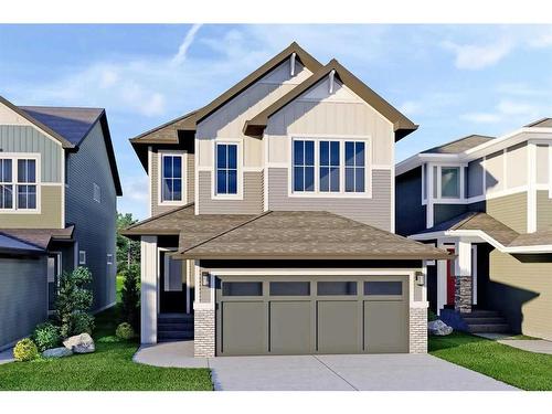 585 Creekmill Court, Airdrie, AB - Outdoor With Facade