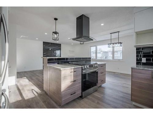 6163 Penworth Road Se, Calgary, AB - Indoor Photo Showing Kitchen With Upgraded Kitchen