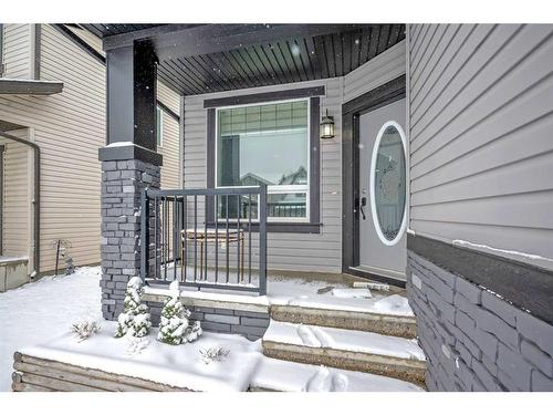 1121 Kingston Crescent Se, Airdrie, AB - Outdoor With Deck Patio Veranda