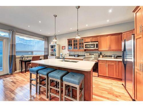 2019 32 Avenue Sw, Calgary, AB - Indoor Photo Showing Kitchen With Double Sink