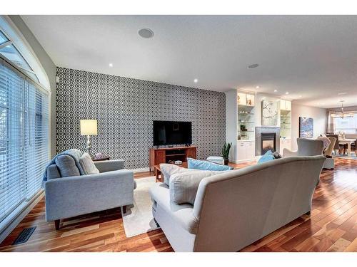 2019 32 Avenue Sw, Calgary, AB - Indoor Photo Showing Living Room With Fireplace