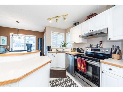 215 Chapalina Place Se, Calgary, AB - Indoor Photo Showing Kitchen With Double Sink