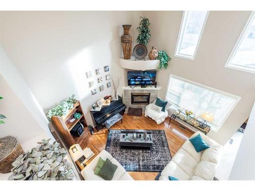 215 Chapalina Place Se, Calgary, AB - Indoor Photo Showing Living Room