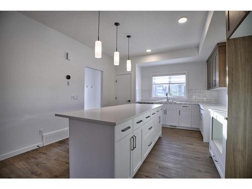 123 Legacy Reach Court Se, Calgary, AB - Indoor Photo Showing Kitchen With Upgraded Kitchen