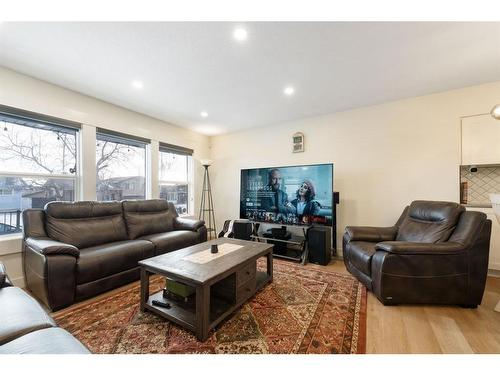 167 Whitestone Crescent Ne, Calgary, AB - Indoor Photo Showing Living Room