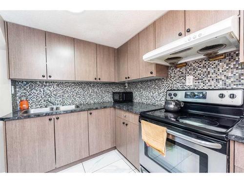 23 Saddlemont Way Ne, Calgary, AB - Indoor Photo Showing Kitchen With Double Sink