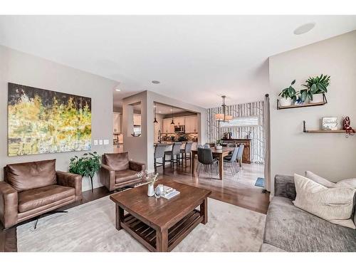 54 Copperpond Heath Se, Calgary, AB - Indoor Photo Showing Living Room