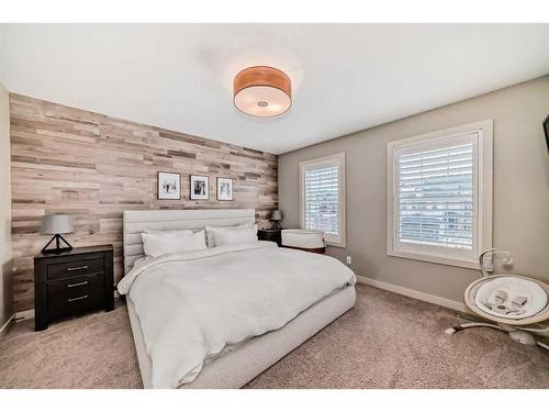 54 Copperpond Heath Se, Calgary, AB - Indoor Photo Showing Bedroom