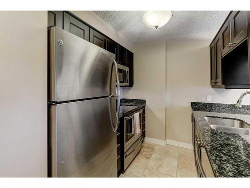 407-738 3 Avenue Sw, Calgary, AB - Indoor Photo Showing Kitchen With Stainless Steel Kitchen