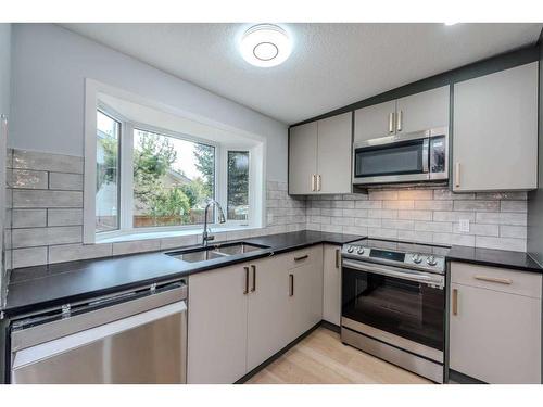 5655 Dalhousie Drive Nw, Calgary, AB - Indoor Photo Showing Kitchen With Double Sink