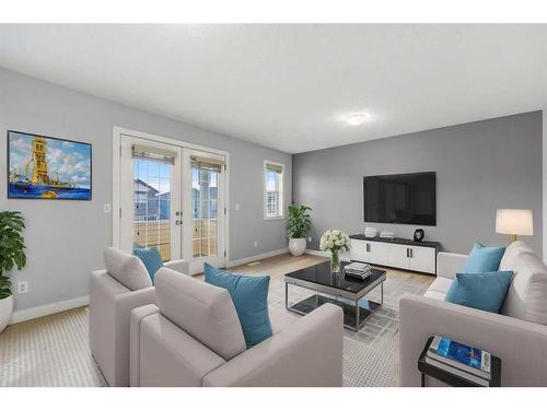 228 Taralake Terrace Ne, Calgary, AB - Indoor Photo Showing Living Room