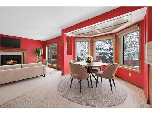 8504 Hawkford Gate Nw, Calgary, AB - Indoor With Fireplace