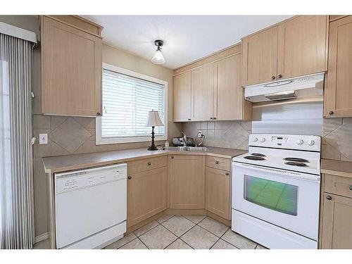 153 Templemont Drive Ne, Calgary, AB - Indoor Photo Showing Kitchen With Double Sink