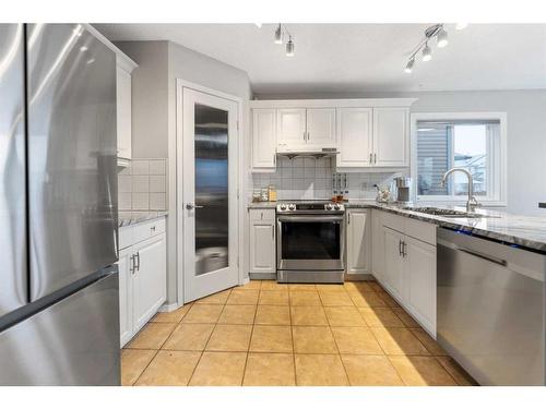 8255 Saddleridge Drive Ne, Calgary, AB - Indoor Photo Showing Kitchen With Upgraded Kitchen