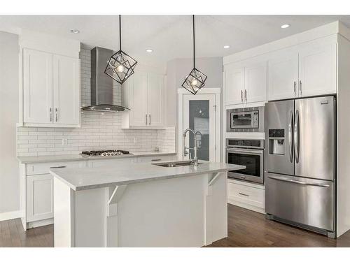 159 Sherview Grove Nw, Calgary, AB - Indoor Photo Showing Kitchen With Upgraded Kitchen