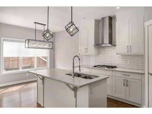 159 Sherview Grove Nw, Calgary, AB - Indoor Photo Showing Kitchen With Double Sink With Upgraded Kitchen