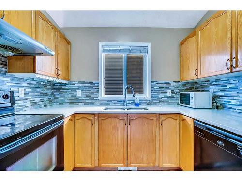 54 Taracove Road Ne, Calgary, AB - Indoor Photo Showing Kitchen With Double Sink