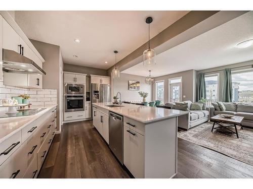 61 Sage Bluff Rise Nw, Calgary, AB - Indoor Photo Showing Kitchen With Upgraded Kitchen