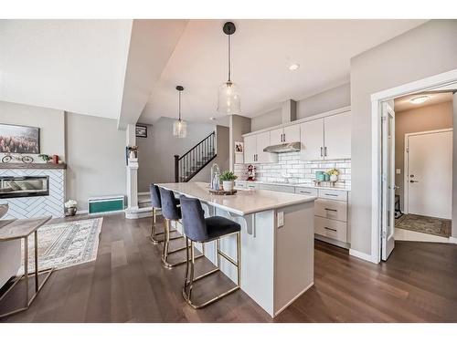 61 Sage Bluff Rise Nw, Calgary, AB - Indoor Photo Showing Kitchen With Upgraded Kitchen