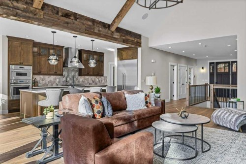 137 Silvertip Ridge, Canmore, AB - Indoor Photo Showing Living Room