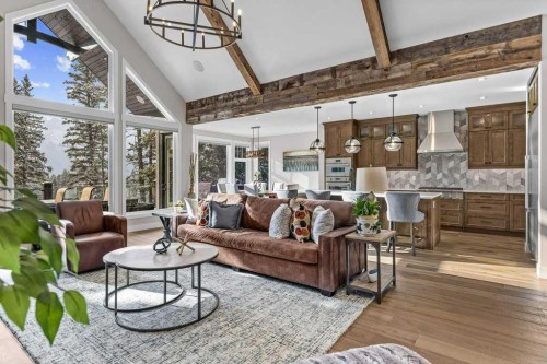 137 Silvertip Ridge, Canmore, AB - Indoor Photo Showing Living Room