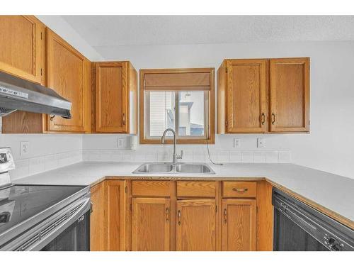 115 Harvest Oak Crescent Ne, Calgary, AB - Indoor Photo Showing Kitchen With Double Sink