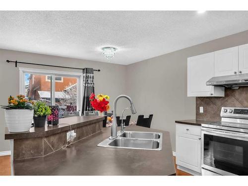 137 Saddlecrest Green Ne, Calgary, AB - Indoor Photo Showing Kitchen With Double Sink