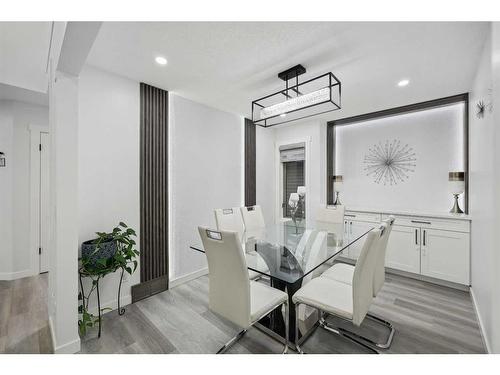 155 Scurfield Place Nw, Calgary, AB - Indoor Photo Showing Dining Room