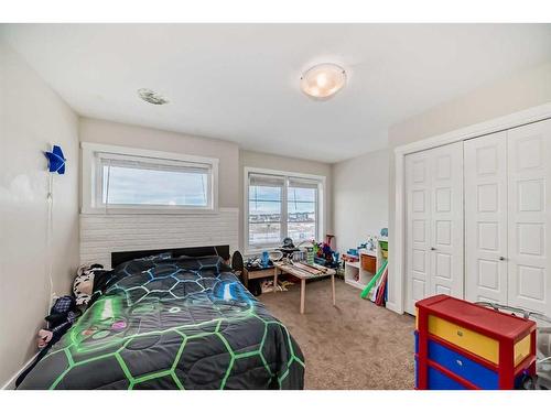 118 Red Embers Gate Ne, Calgary, AB - Indoor Photo Showing Bedroom