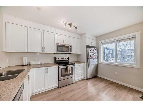 118 Red Embers Gate Ne, Calgary, AB - Indoor Photo Showing Kitchen With Stainless Steel Kitchen With Double Sink