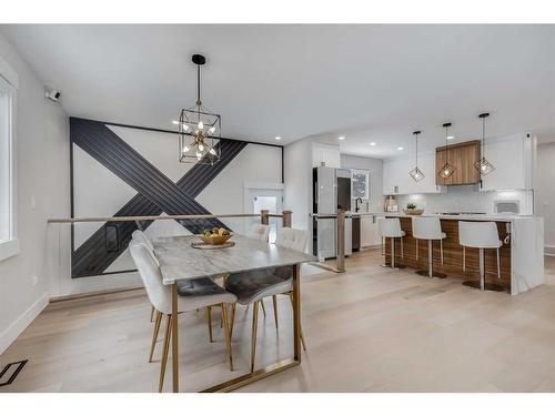 119 Silver Brook Road Nw, Calgary, AB - Indoor Photo Showing Dining Room