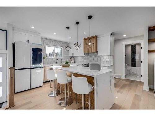 119 Silver Brook Road Nw, Calgary, AB - Indoor Photo Showing Dining Room