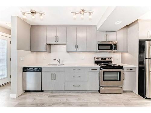 2316 16 Street Sw, Calgary, AB - Indoor Photo Showing Kitchen With Double Sink