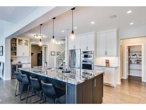 671 Cranston Avenue Se, Calgary, AB - Indoor Photo Showing Kitchen With Upgraded Kitchen