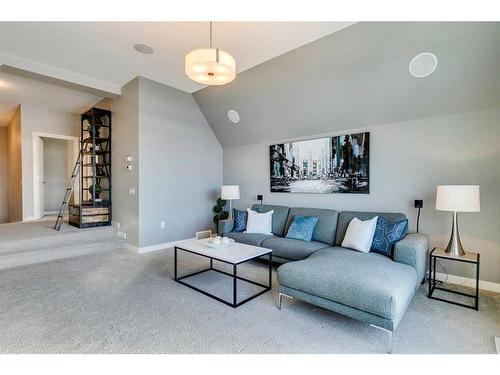 671 Cranston Avenue Se, Calgary, AB - Indoor Photo Showing Living Room