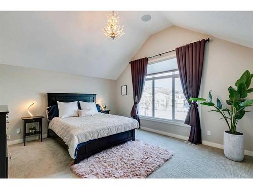 671 Cranston Avenue Se, Calgary, AB - Indoor Photo Showing Bedroom